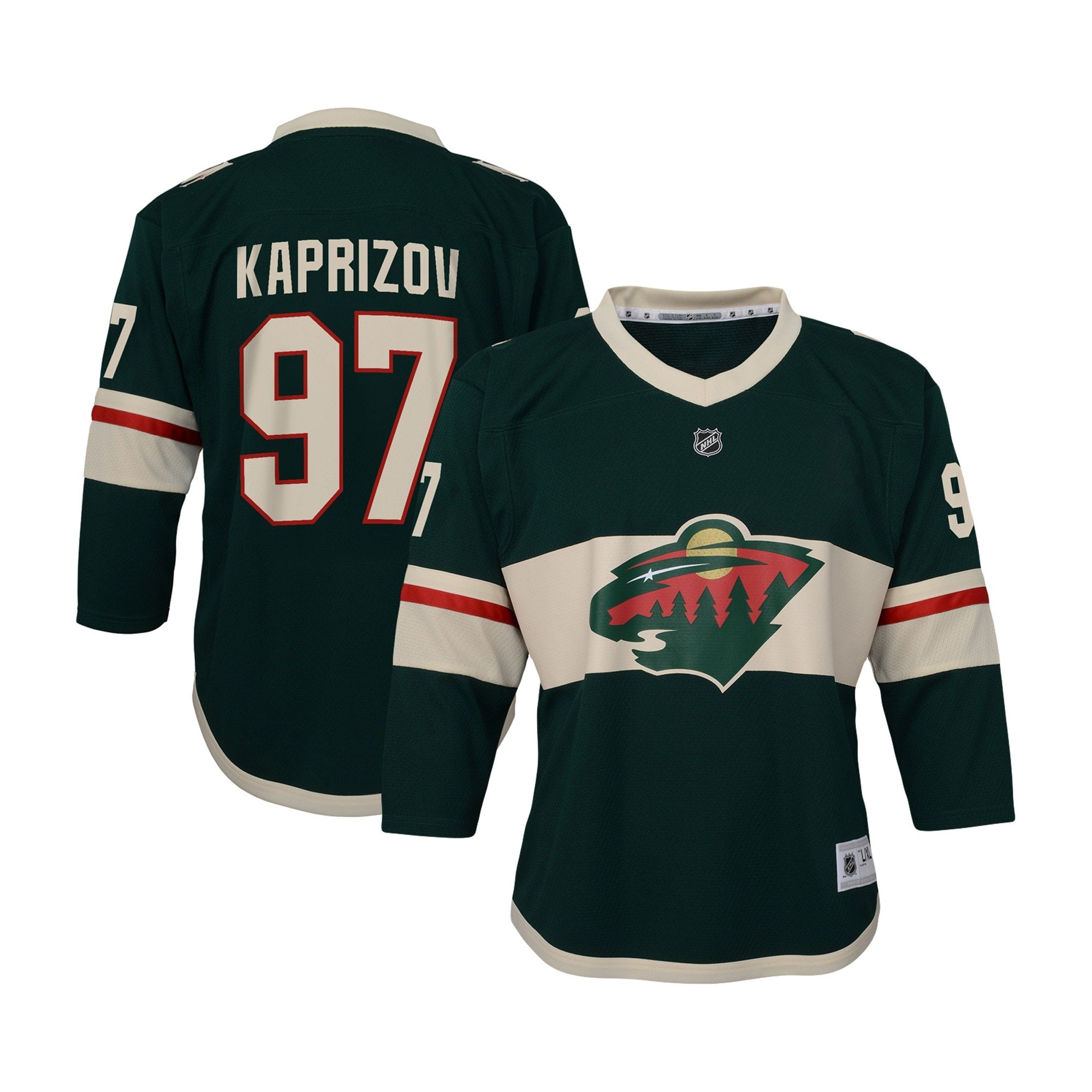 Kirill Kaprizov Minnesota Wild Youth 25th Anniversary Replica Player Jersey - White/Green
