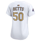Mookie Betts Los Angeles Dodgers Nike Women's 2025 Gold Collection Limited Jersey - White