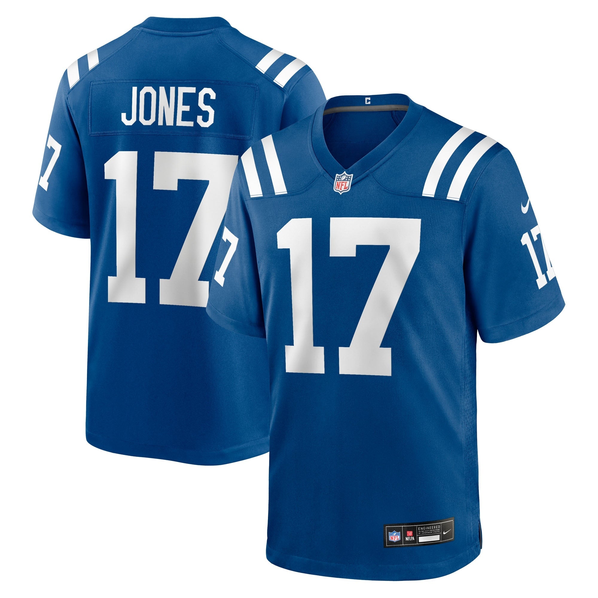 Daniel Jones Indianapolis Colts Nike Game Jersey -  White/Royal