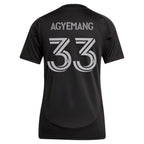 Patrick Agyemang Charlotte FC adidas Women's 2025 Fortress Kit Replica Player Jersey - Black