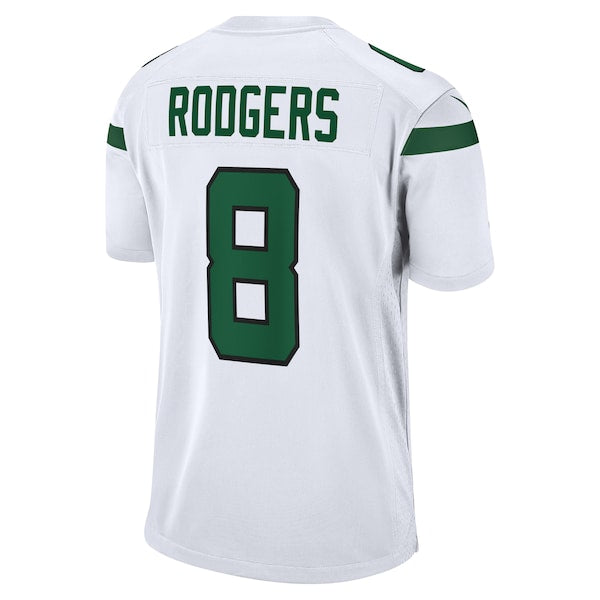 Aaron Rodgers New York Jets Nike Game Jersey - White/Black/Green
