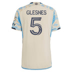 Jakob Glesnes Philadelphia Union adidas 2023 For Philly Authentic Jersey - Tan