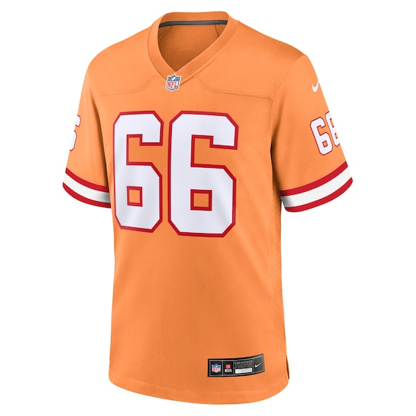 Ryan Jensen Tampa Bay Buccaneers Nike Throwback Game Jersey - Orange/Red