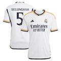 Jude Bellingham Los Merengues adidas 2023/24 Home Replica Jersey - White/Navy
