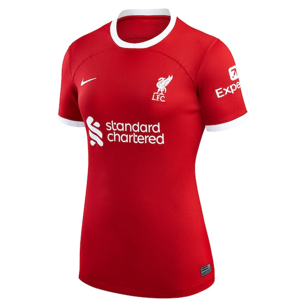 Diogo Jota Liverpool Nike Women's 2023/24 Home Replica Player Jersey - Red/White