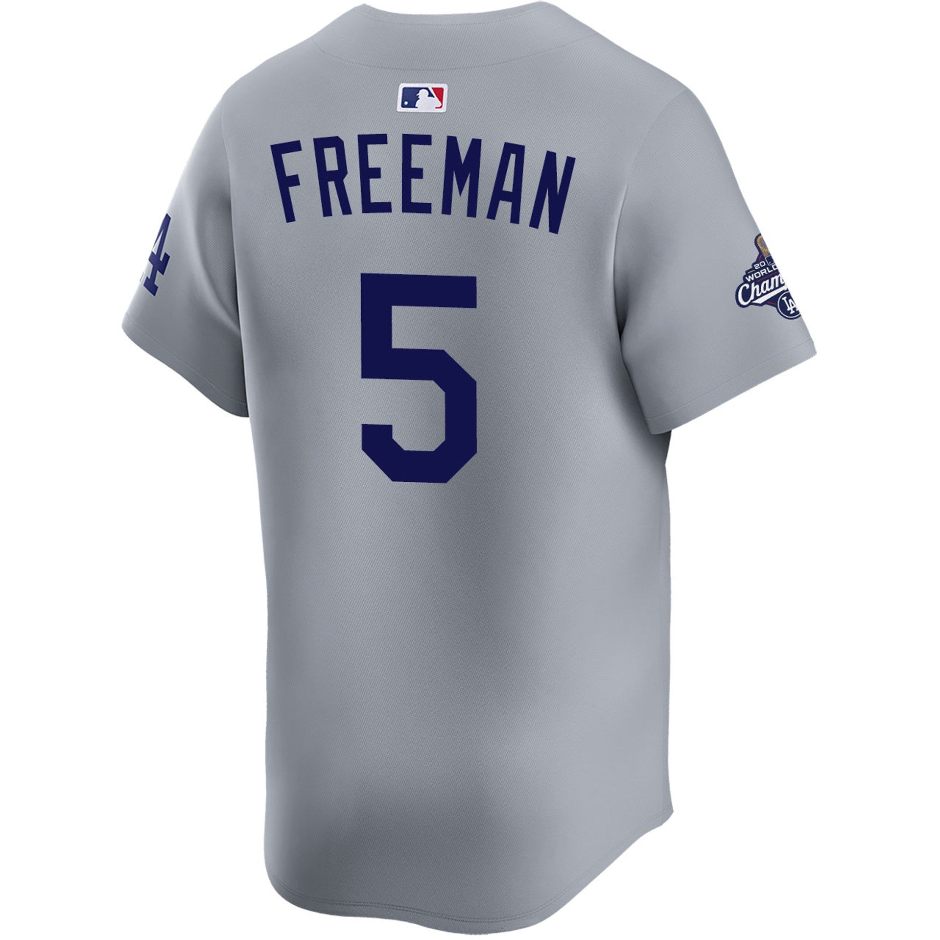 Freddie Freeman Los Angeles Dodgers Nike 2025 World Series Champions Limited Jersey - Grey