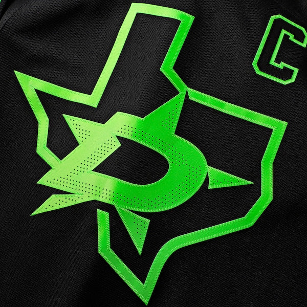 Jamie Benn Dallas Stars  Alternate Premium Jersey - Black/Kelly Green