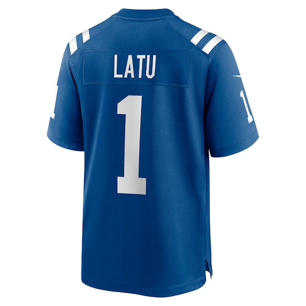 Laiatu Latu Indianapolis Colts Nike 2024 NFL Draft First Round Pick Player Game Jersey - Royal