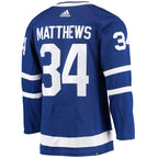Auston Matthews Toronto Maple Leafs adidas Home Primegreen Authentic Pro Player - Jersey - Blue