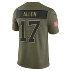 Josh Allen Buffalo Bills Nike 2025 Salute to Service Limited Jersey - Olive