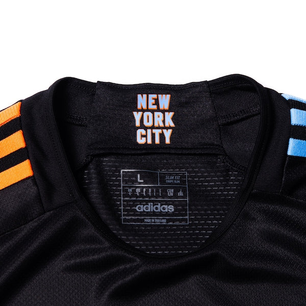 New York City FC adidas 2024 24/7 Kit Authentic Jersey – Black