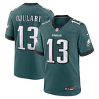 Azeez Ojulari Philadelphia Eagles Nike Team Game Jersey - Midnight Green