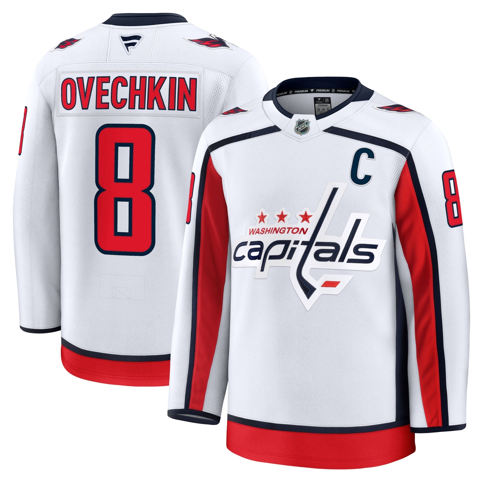 Alexander Ovechkin Washington Capitals  Home Premium Jersey - Red/White/Black