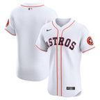 Houston Astros Nike Home Vapor Premier Elite Patch Jersey - White