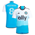 Ashley Westwood Charlotte FC adidas 2024 The Carolina Kit: Explore Replica Player Jersey - Blue