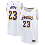 LeBron James Los Angeles Lakers  Youth Fast Break Replica Player Jersey - Association Edition - White