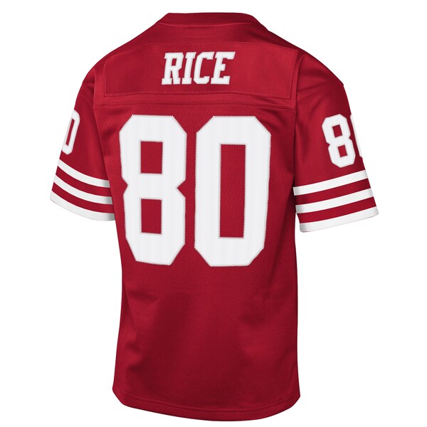 Jerry Rice San Francisco 49ers 1990 Throwback Fashion Jersey - Scarlet