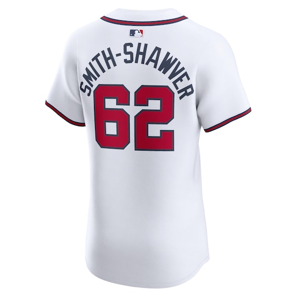AJ Smith-Shawver Atlanta Braves Nike Home Elite Player Jersey - White