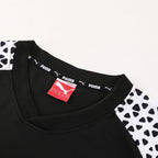 Puma Short Sleeve Training Jersey Set-PD02- Black/White