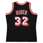 Harold Miner Miami Heat  1992/93 Hardwood Classics Swingman Throwback Jersey - Black
