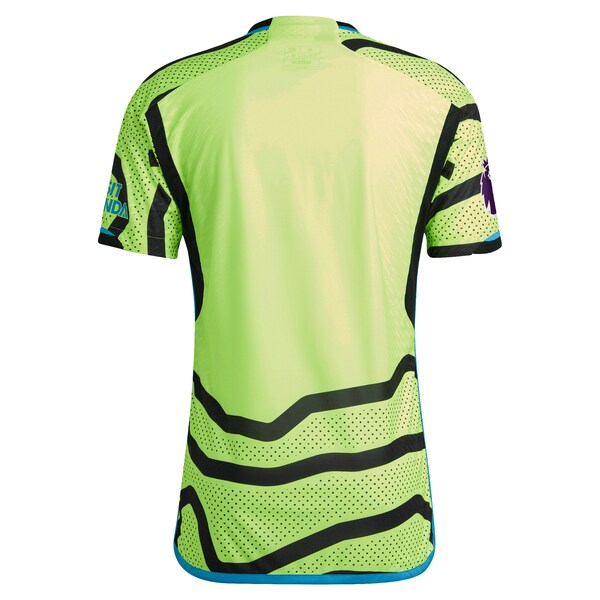 Arsenal adidas 2023/24 Away Authentic Patch Jersey - Yellow