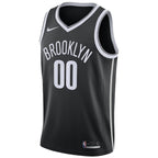Brooklyn Nets Nike Swingman Custom Jersey Black - Icon Edition