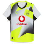 Borussia Dortmund Puma 2025/26 Away Authentic Jersey - Gray/Yellow