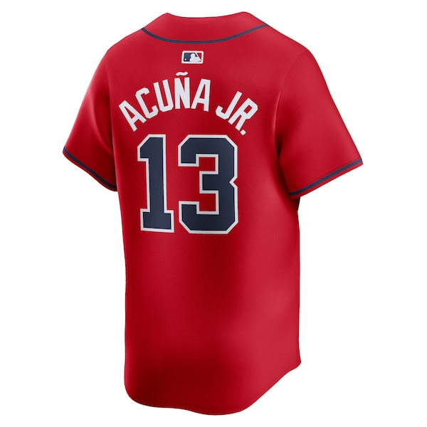 Ronald Acuña Jr. Atlanta Braves Nike Alternate Limited Player Jersey – Red