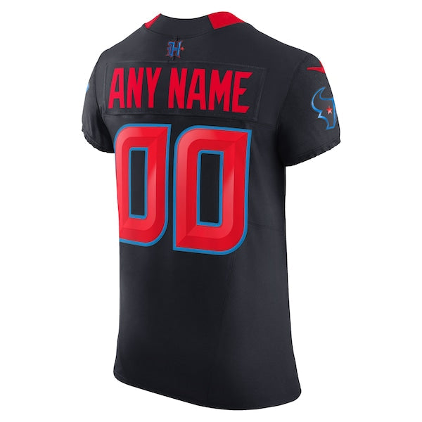 Houston Texans Nike Alternate Vapor F.U.S.E. Elite Custom Jersey -  Navy