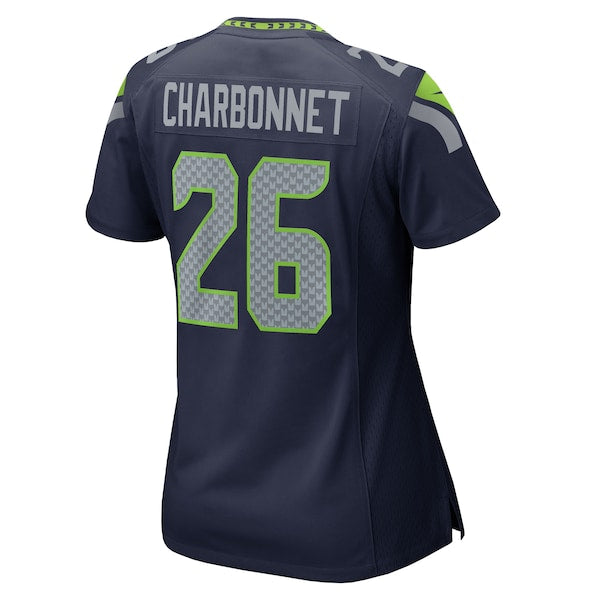 Zach Charbonnet Seattle Seahawks Nike Women's Team Game Jersey -  College Navy/Navy
