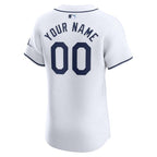 Tampa Bay Rays Nike Home Elite Custom Jersey - White