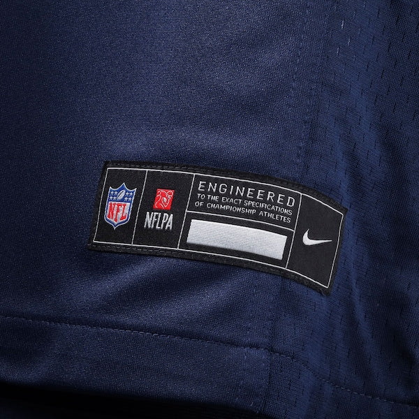 Grey Zabel Seattle Seahawks Nike Team Game Jersey -  College Navy