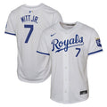 Bobby Witt Jr. Kansas City Royals Nike Youth Home Limited Player Jersey - White
