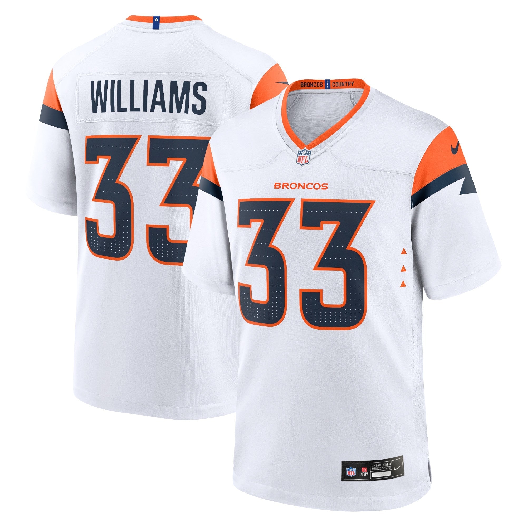 Javonte Williams Denver Broncos Nike Alternate Game Jersey - Navy