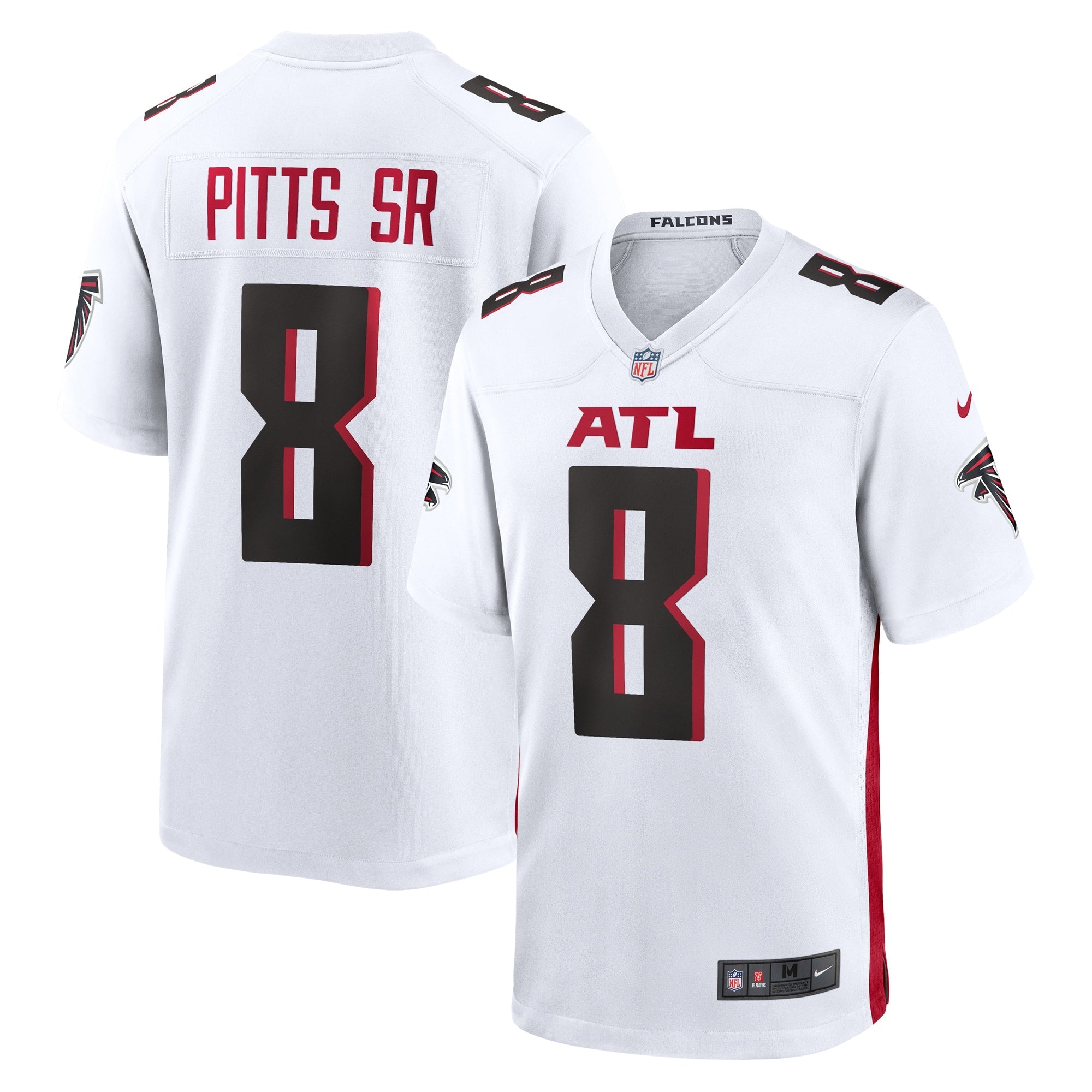 Kyle Pitts Sr. Atlanta Falcons Nike Alternate  Game Jersey - Black/White