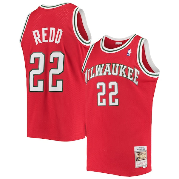 Michael Redd Milwaukee Bucks 2001/02 Hardwood Classics Swingman Jersey - Red