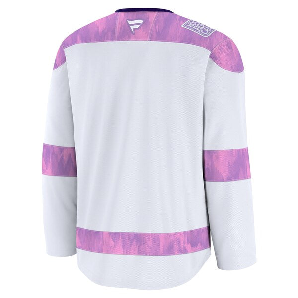 Detroit Red Wings  2024 Hockey Fights Cancer Practice Jersey - White