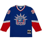Wayne Gretzky New York Rangers  1996/97 Blue Line Player Jersey - Navy