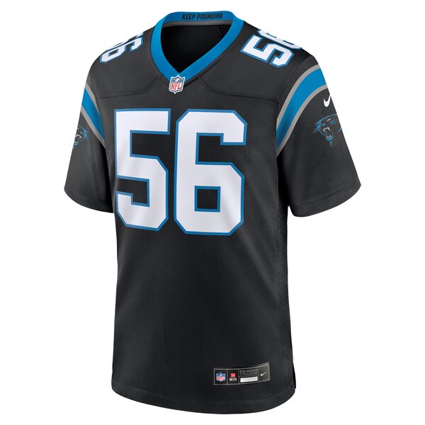 Trevin Wallace Carolina Panthers Nike  Game Jersey -  Black