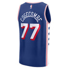V. J. Edgecombe Philadelphia 76ers  Youth 2025 NBA Draft First Round Pick Fast Break Replica Jersey - Icon Edition - Royal