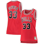 Scottie Pippen Chicago Bulls Women's 1997/98 Hardwood Classics Swingman Jersey - Red