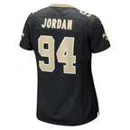 Cameron Jordan New Orleans Saints Nike Women's Team Game Jersey -  Black/White