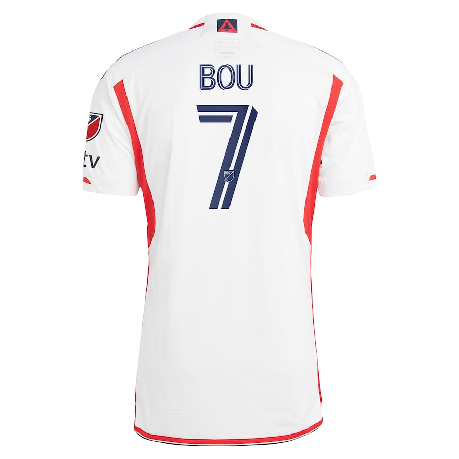 Gustavo Bou New England Revolution adidas 2023 Defiance Authentic Jersey - White