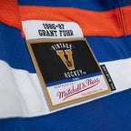 Grant Fuhr Edmonton Oilers  1986/87 Blue Line Player Jersey - Royal