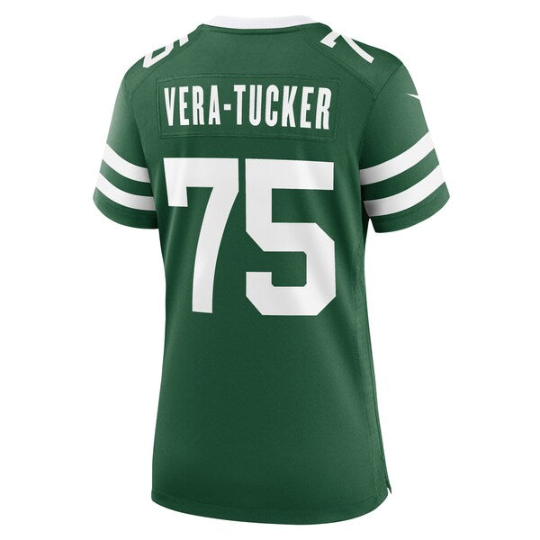 Alijah Vera-Tucker New York Jets Nike Women's Team Game Jersey - Legacy Green