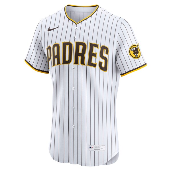Fernando Tatis Jr. San Diego Padres Nike Home Elite Jersey - White/Brown/Khaki