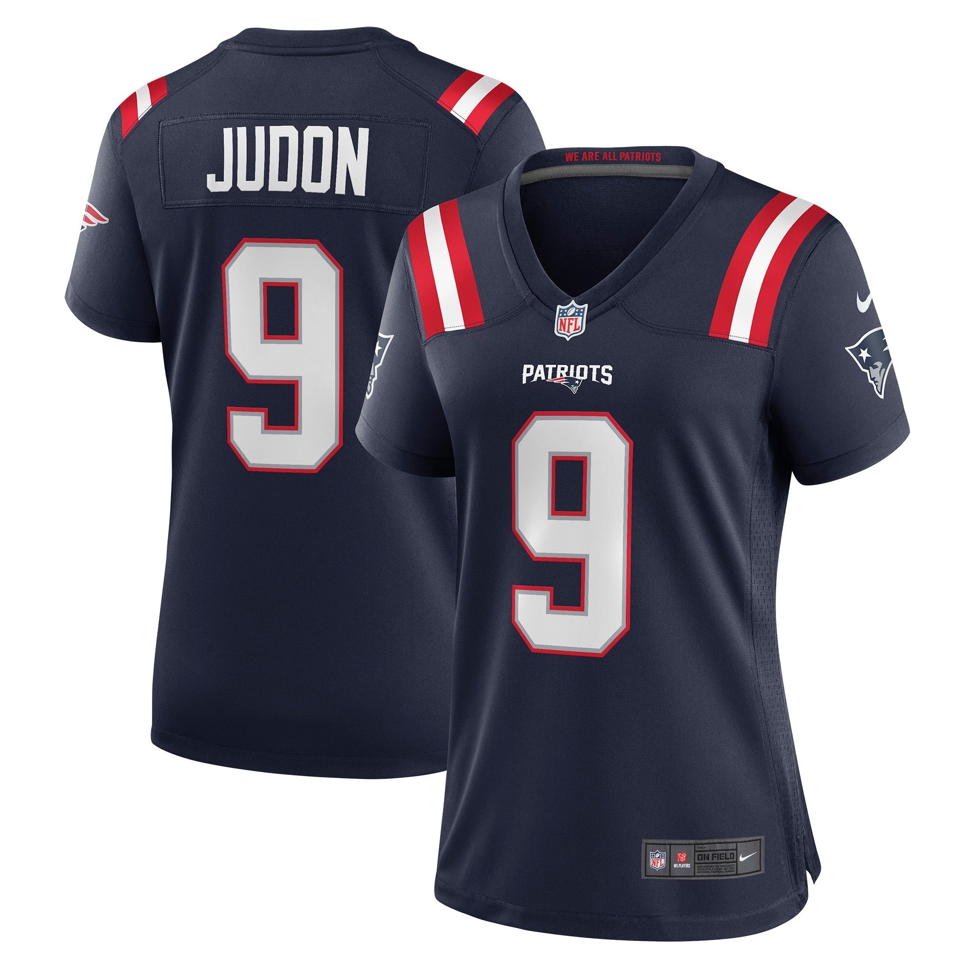 Matthew Judon New England Patriots Nike Women's  Game Jersey - White/Navy