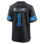Jameson Williams Detroit Lions Nike 2nd Alternate Game Player Jersey - Black/Blue