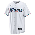 Miami Marlins Nike Home  2025 Jackie Robinson Day Replica Jersey - White