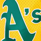 Rickey Henderson Oakland Athletics Cooperstown Mesh Batting Practice Jersey - Yellow